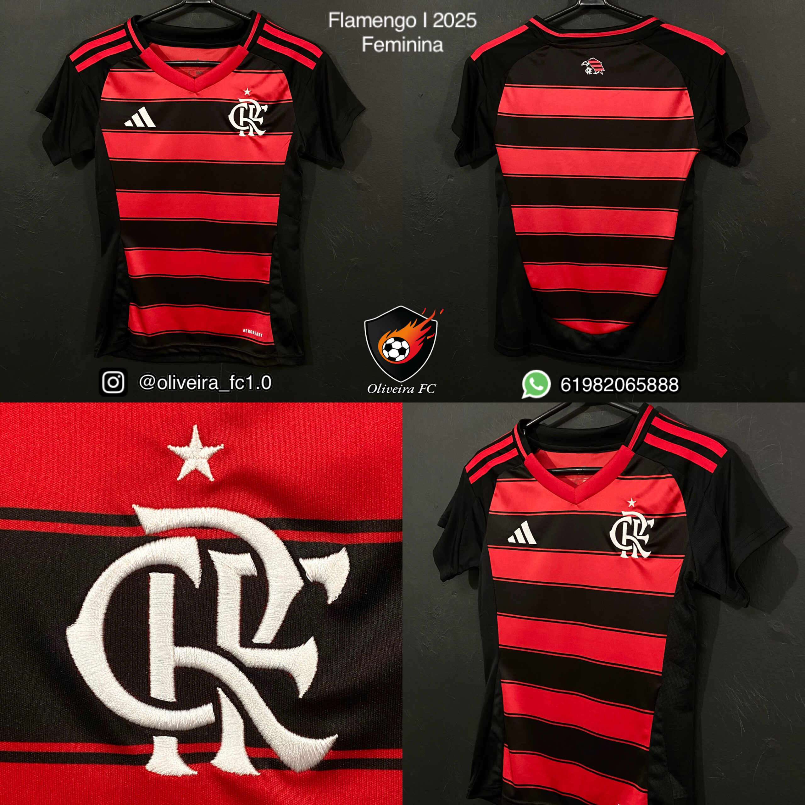 Flamengo I Home 2025 - Feminina