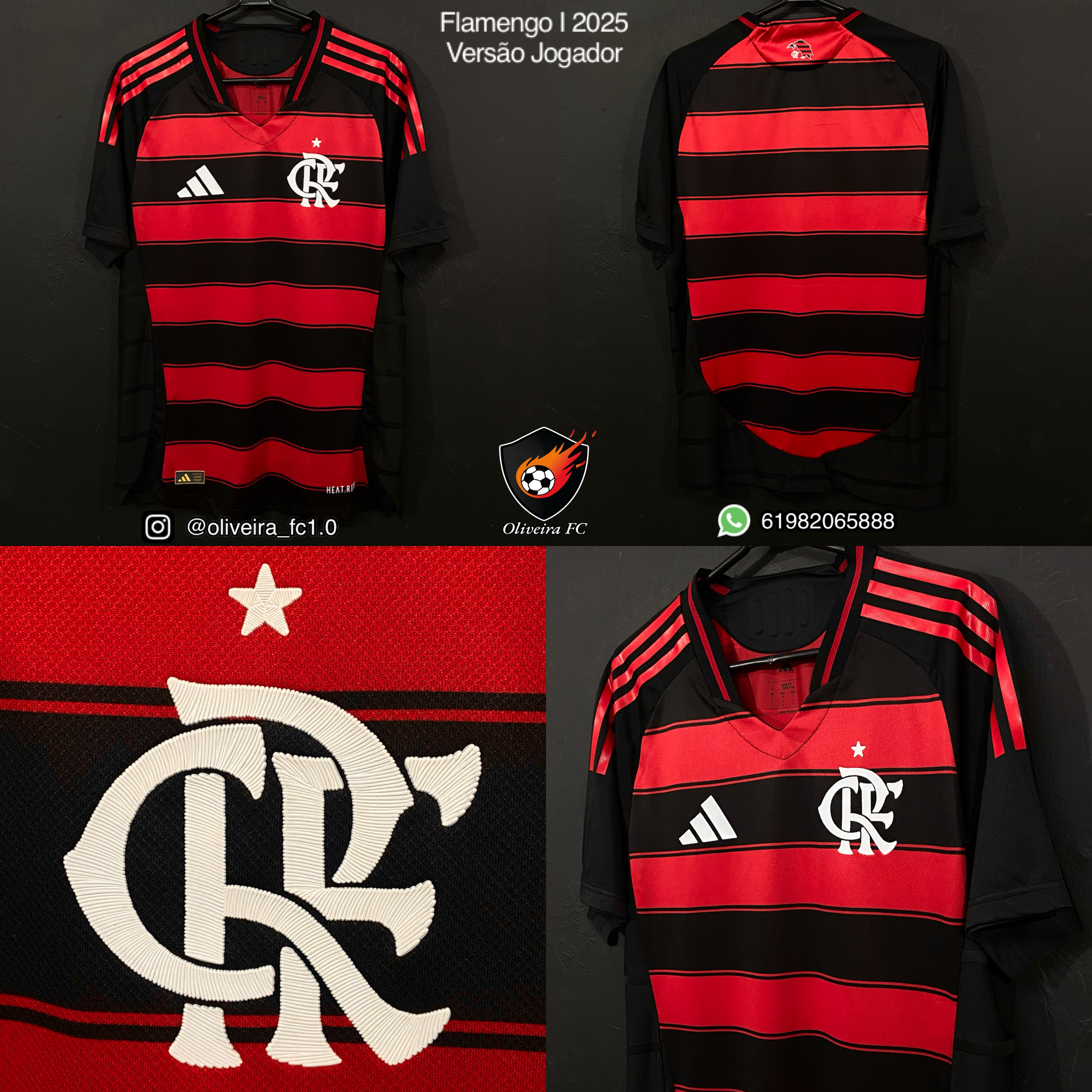 Flamengo I Home 2025 - Versão Jogador