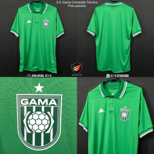S.E Gama Comissão Técnica 2025 - Verde