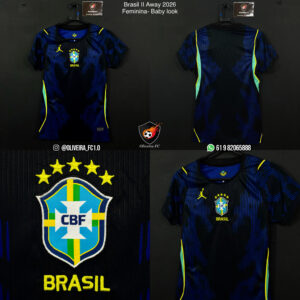 Brasil II Away 2026 - Feminina ( Baby Look )