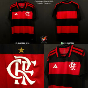 Flamengo I Home 2026 - Versão Torcedor